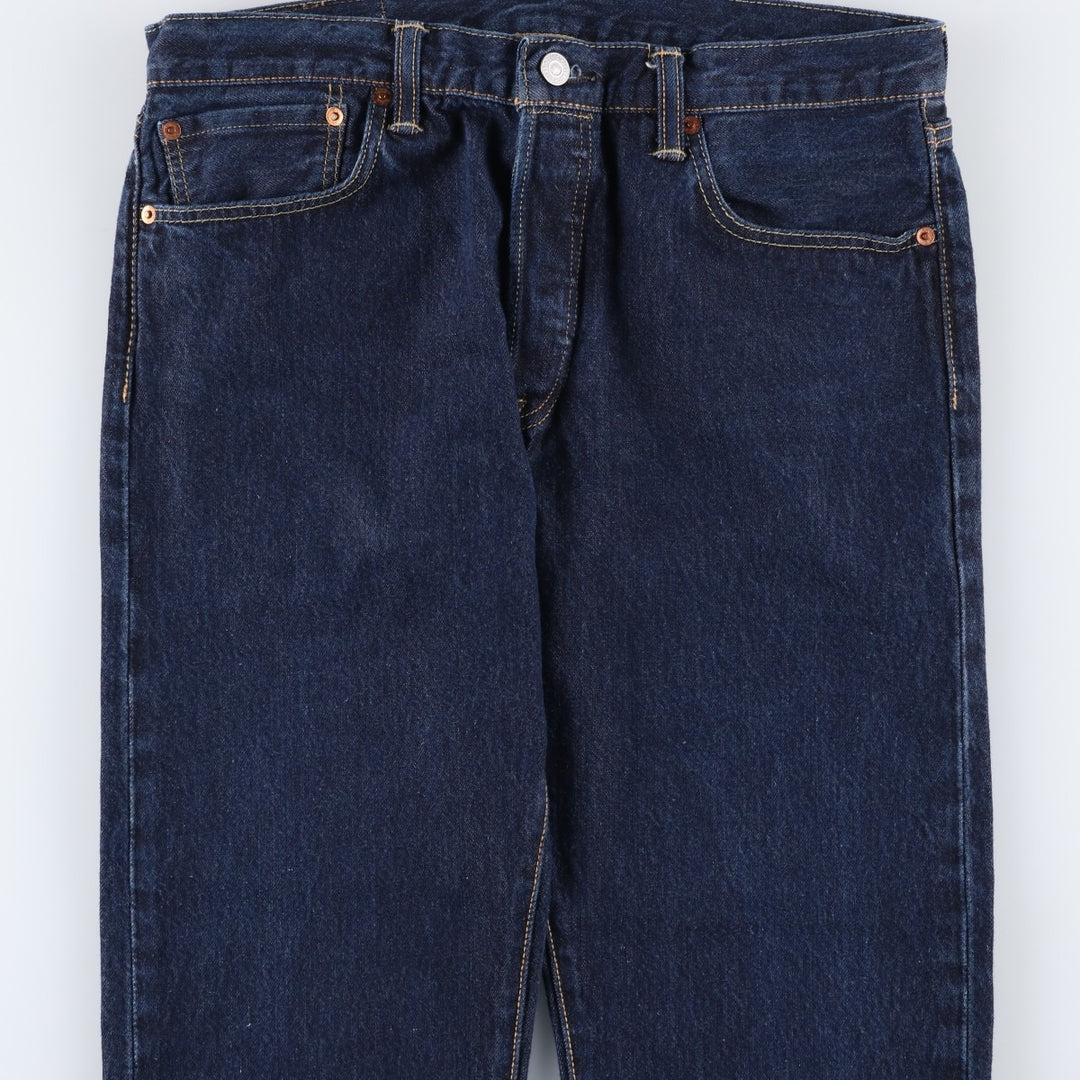 Levi's 501 straight denim pants for men, size W34 cotton blue type Vintage Second Hand