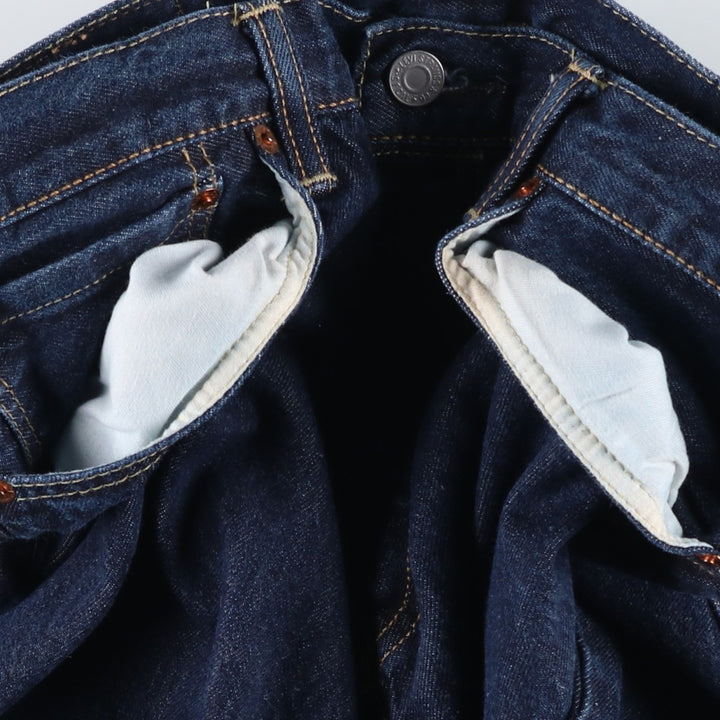 Levi's 501 straight denim pants for men, size W34 cotton blue type Vintage Second Hand