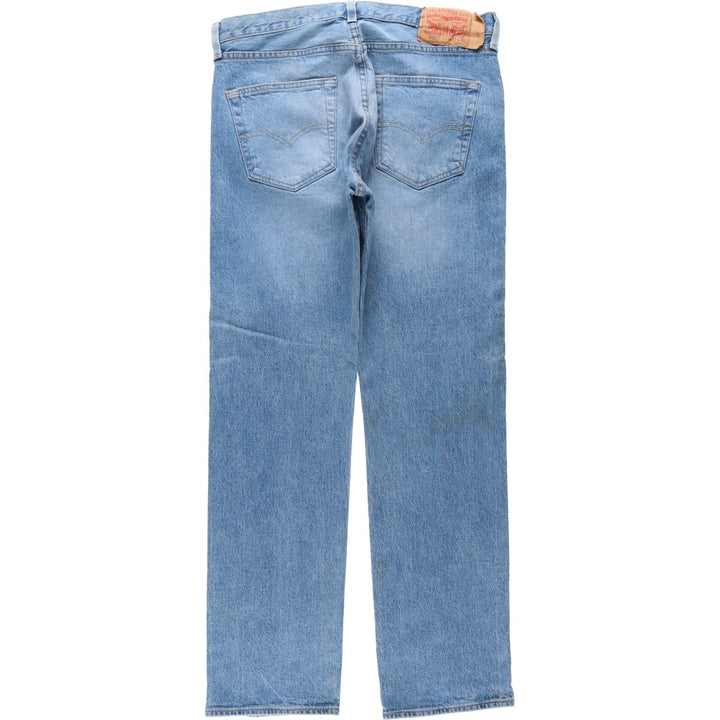 Levi's 501 straight denim pants for men, size W34 cotton blue type Vintage Second Hand