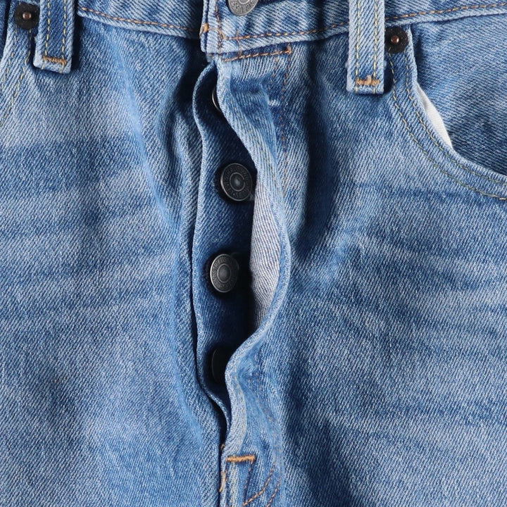 Levi's 501 straight denim pants for men, size W34 cotton blue type Vintage Second Hand