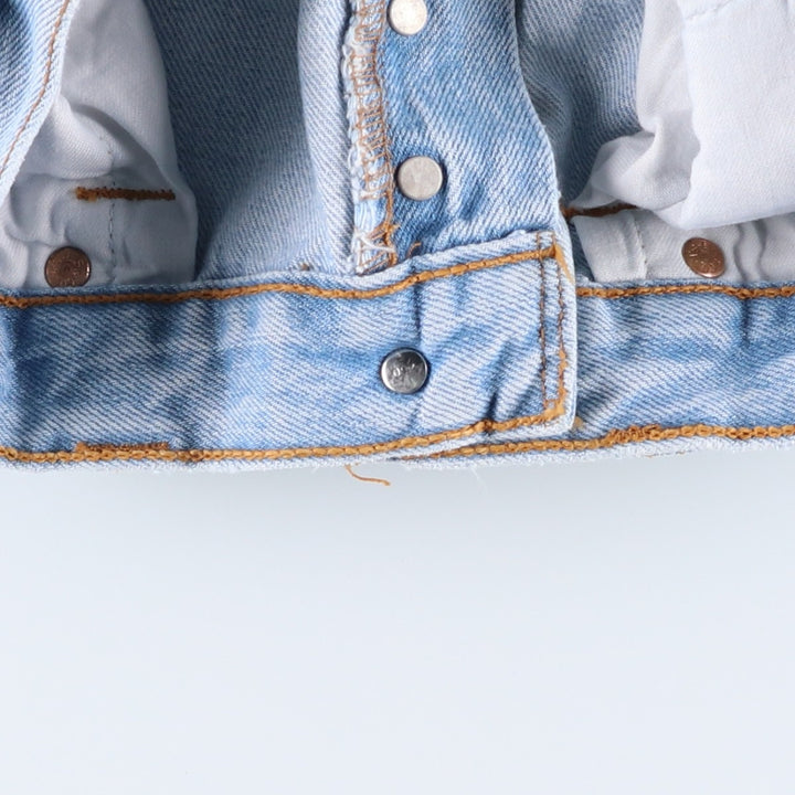 2000'S Levi's 501 0113 Straight Denim Pants, Men's W33 (approx.) cotton Blue type light blue Vintage Second Hand