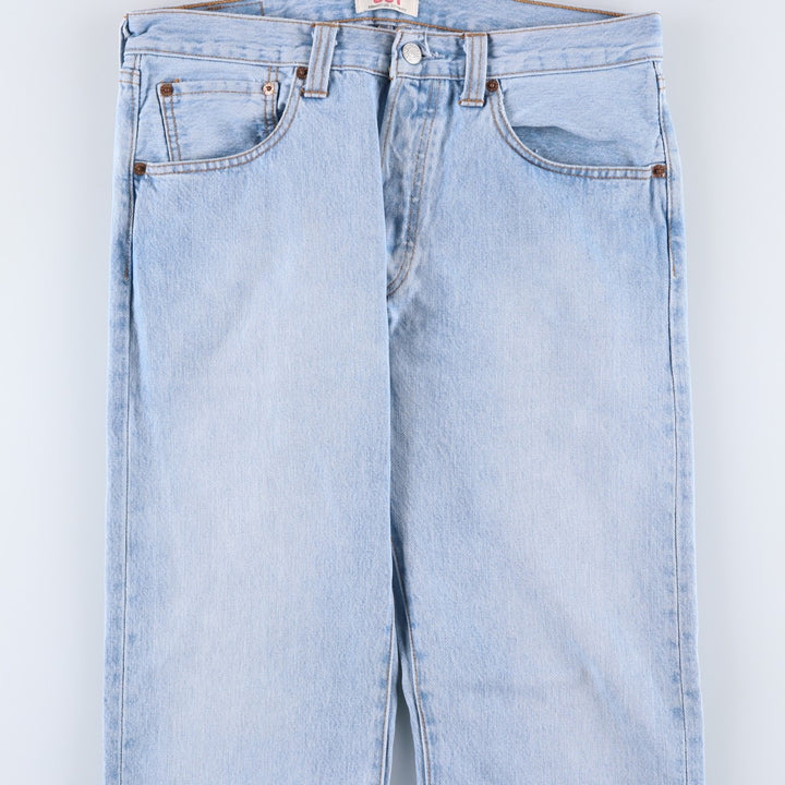 2000'S Levi's 501 0113 Straight Denim Pants, Men's W33 (approx.) cotton Blue type light blue Vintage Second Hand