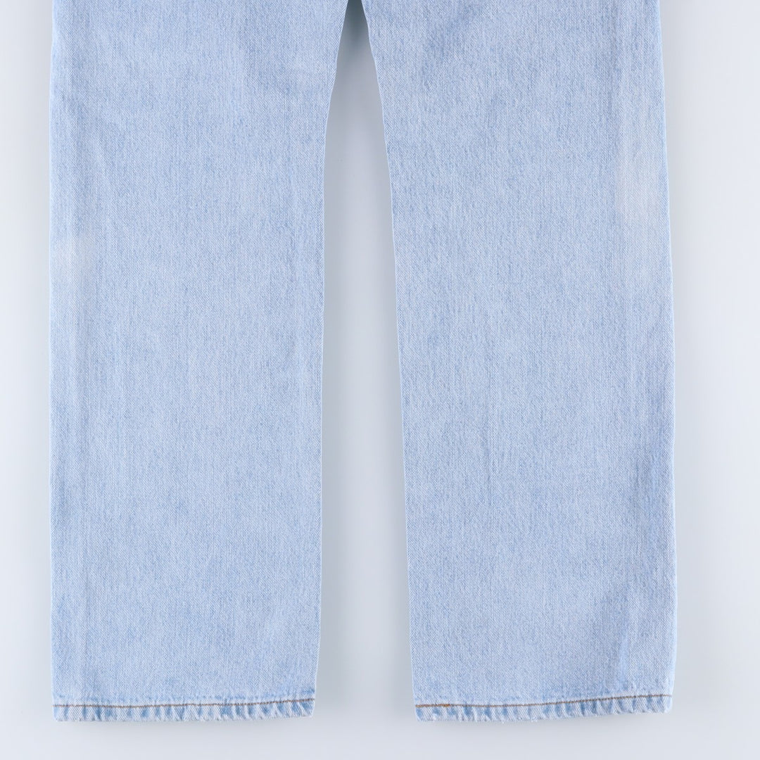 2000'S Levi's 501 0113 Straight Denim Pants, Men's W33 (approx.) cotton Blue type light blue Vintage Second Hand