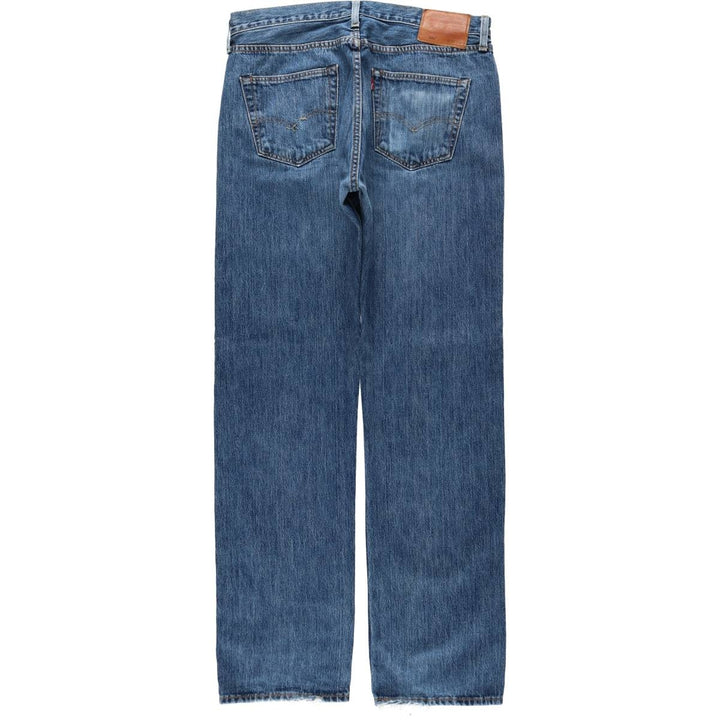 Levi's 501 BIG E Straight Denim Pants, Men's W35 (approx.) cotton blue type Vintage Second Hand