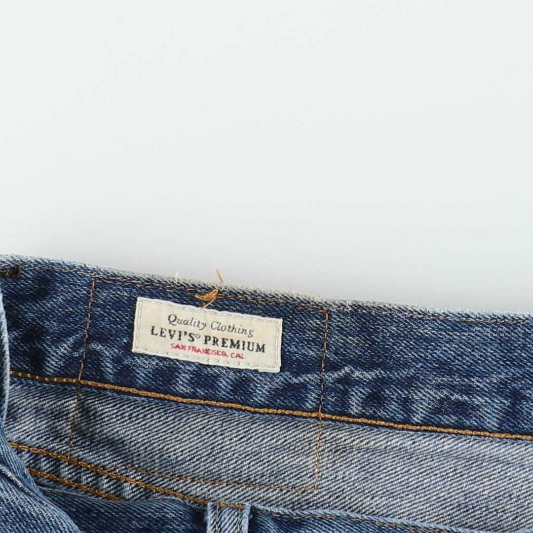 Levi's 501 BIG E Straight Denim Pants, Men's W35 (approx.) cotton blue type Vintage Second Hand