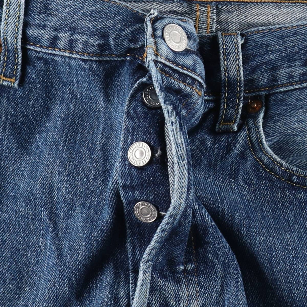 Levi's 501 BIG E Straight Denim Pants, Men's W35 (approx.) cotton blue type Vintage Second Hand