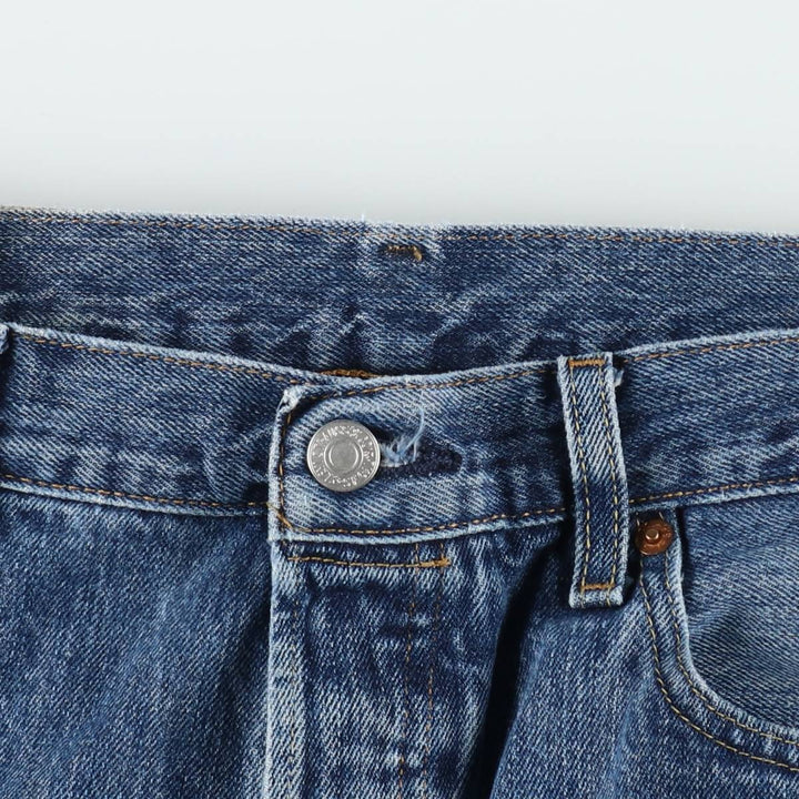 Levi's 501 BIG E Straight Denim Pants, Men's W35 (approx.) cotton blue type Vintage Second Hand