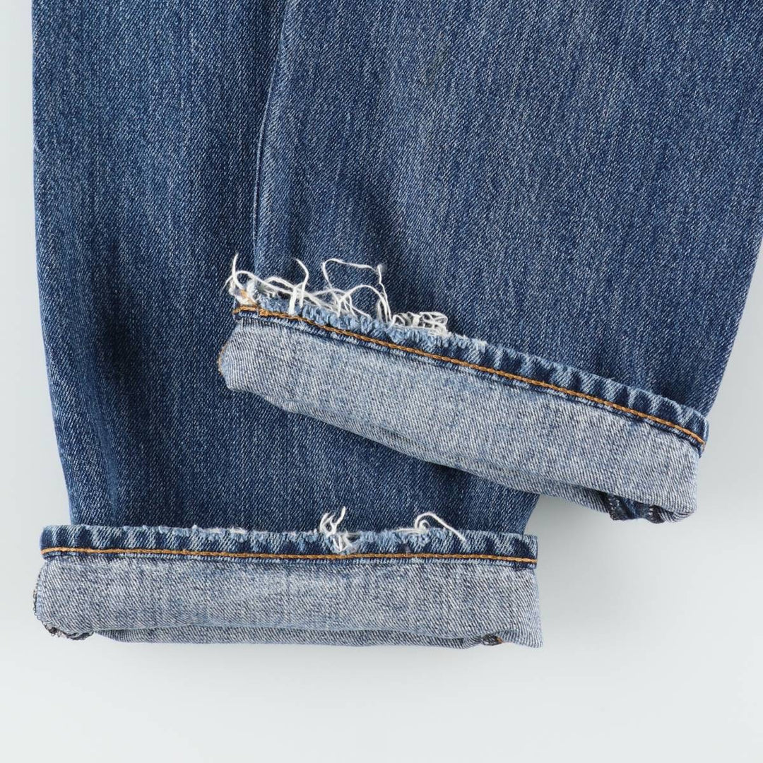 Levi's 501 BIG E Straight Denim Pants, Men's W35 (approx.) cotton blue type Vintage Second Hand