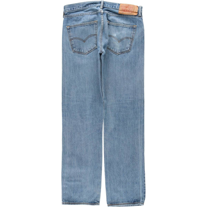 Levi's 501 straight denim pants for men, size W33 cotton blue type Vintage Second Hand