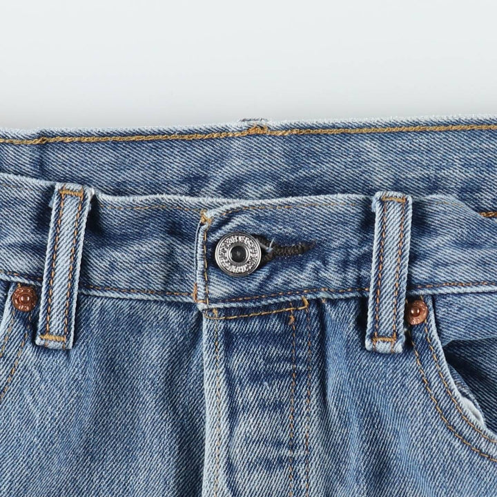Levi's 501 straight denim pants for men, size W33 cotton blue type Vintage Second Hand