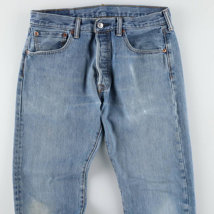 Levi's 501 straight denim pants for men, size W33 cotton blue type Vintage Second Hand