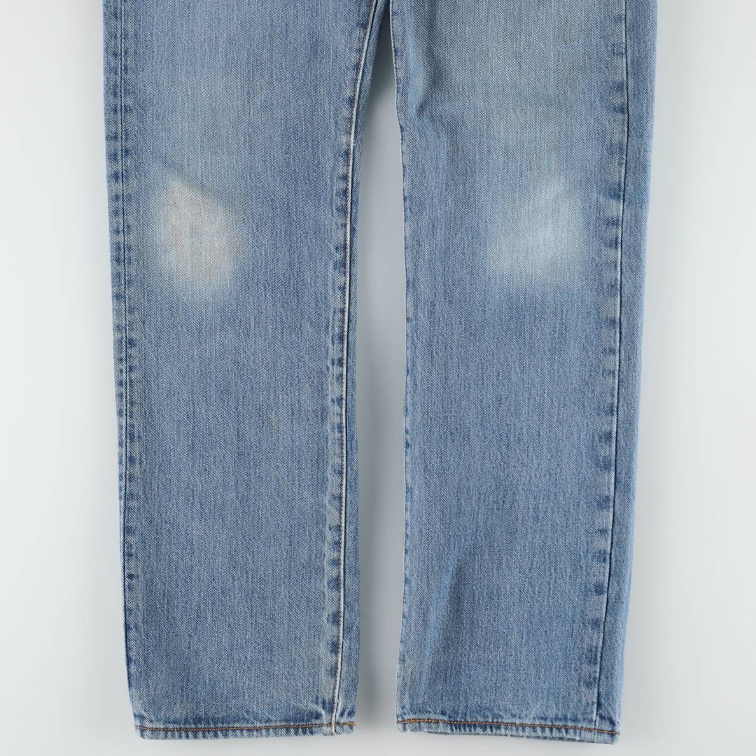 Levi's 501 straight denim pants for men, size W33 cotton blue type Vintage Second Hand