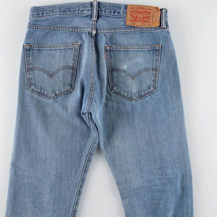 Levi's 501 straight denim pants for men, size W33 cotton blue type Vintage Second Hand