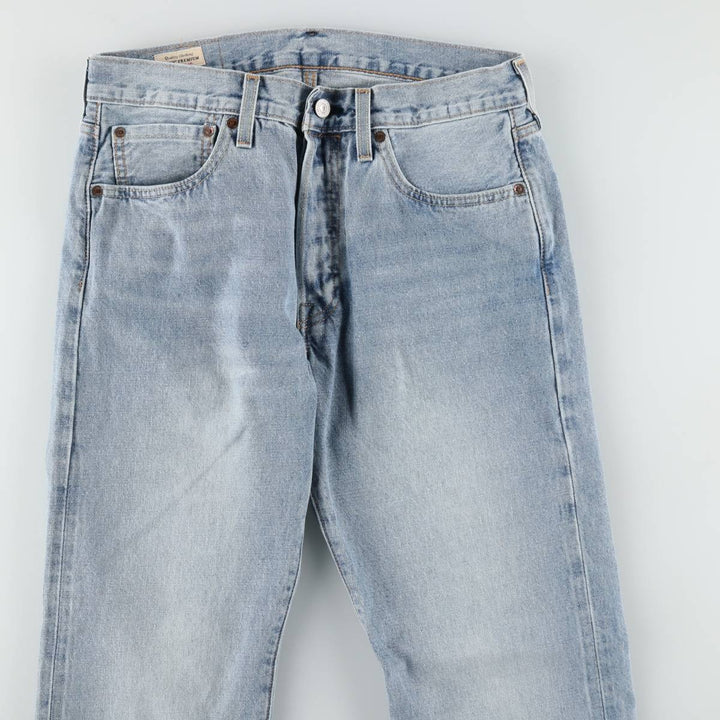 Levi's 501 BIG E Straight Denim Pants, Men's W32 (approx.) cotton Blue type light blue Vintage Second Hand