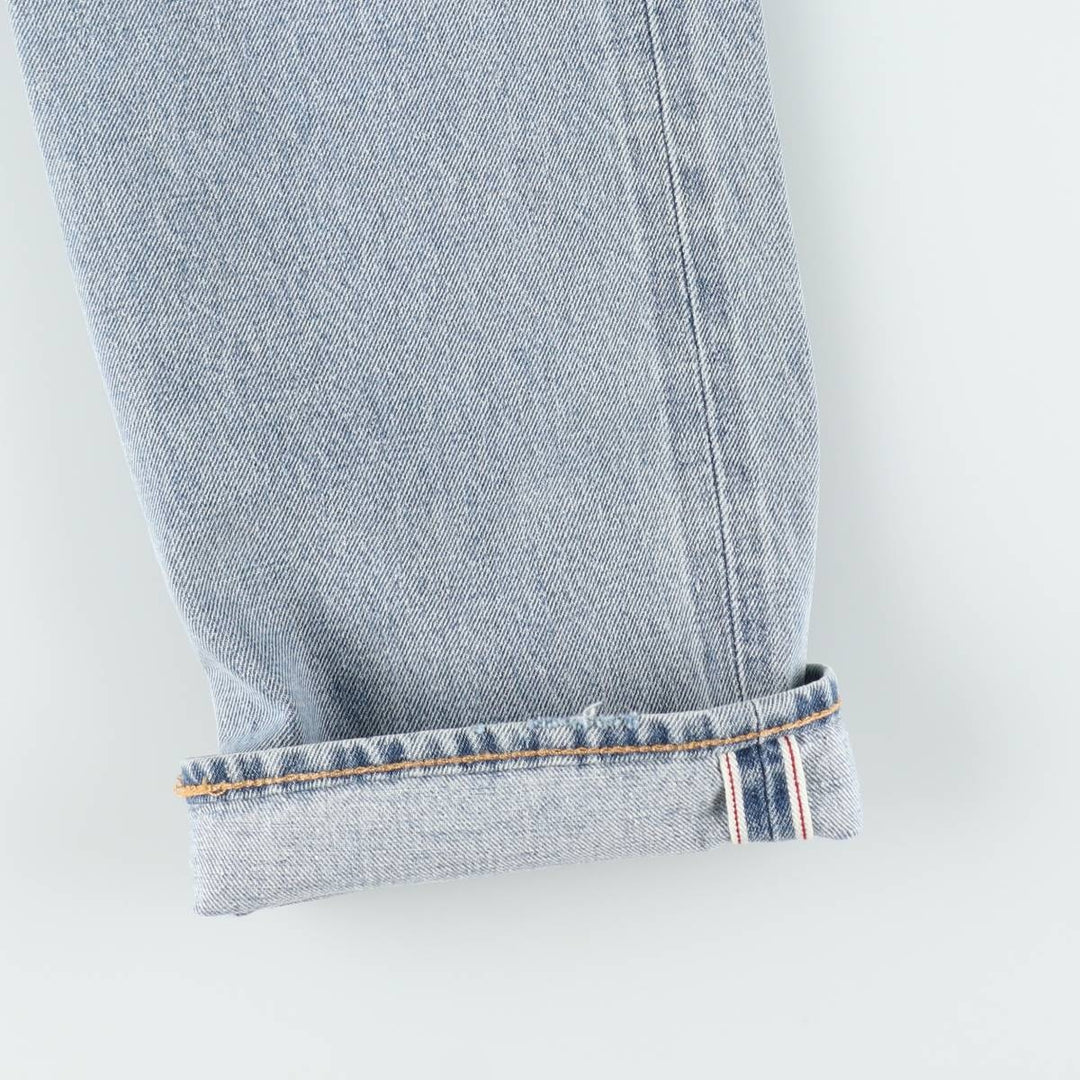 Levi's 501 BIG E Straight Denim Pants, Men's W32 (approx.) cotton Blue type light blue Vintage Second Hand