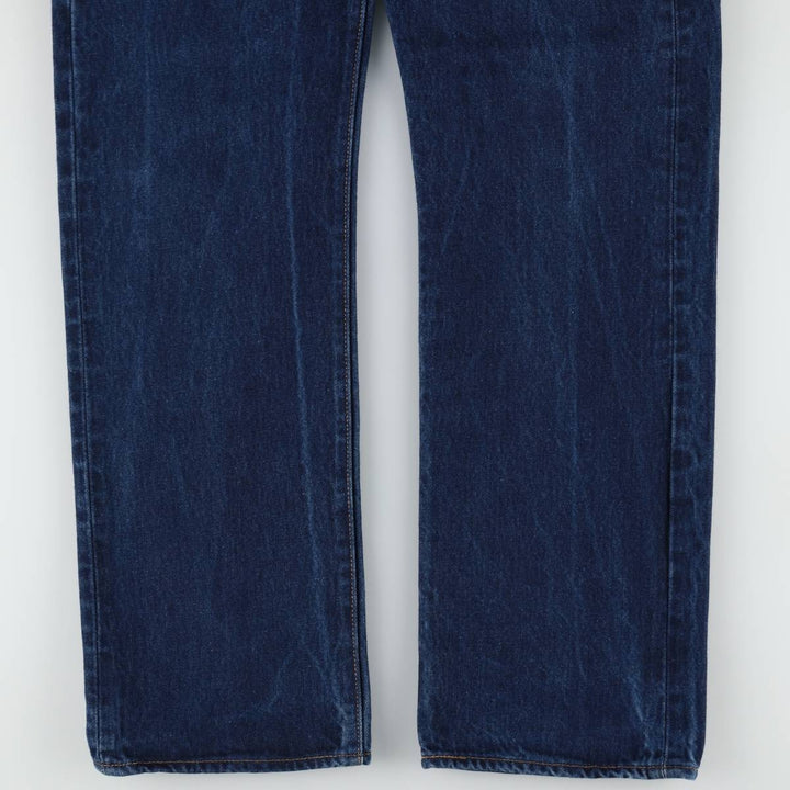 Levi's 501 straight denim pants for men, size W36 cotton navy blue type Vintage Second Hand