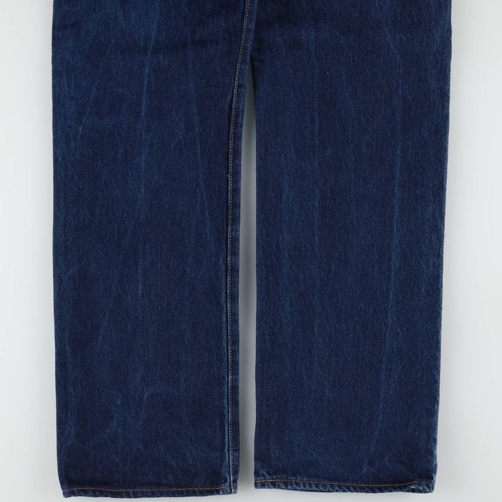 Levi's 501 straight denim pants for men, size W36 cotton navy blue type Vintage Second Hand