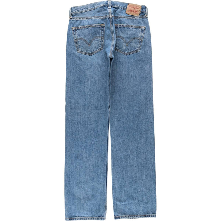 Levi's 501 straight denim pants for men, size W35 cotton blue type Vintage Second Hand
