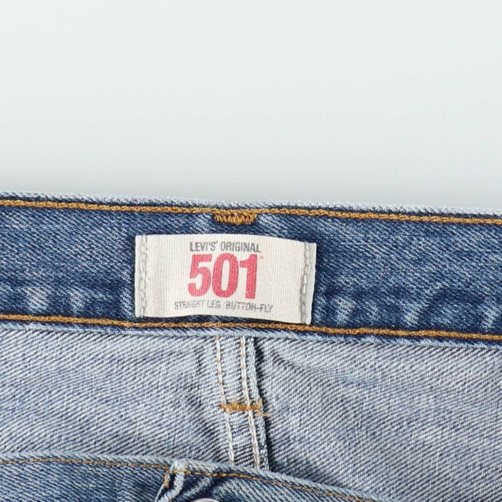 Levi's 501 straight denim pants for men, size W35 cotton blue type Vintage Second Hand