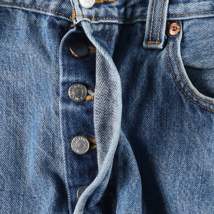 Levi's 501 straight denim pants for men, size W35 cotton blue type Vintage Second Hand