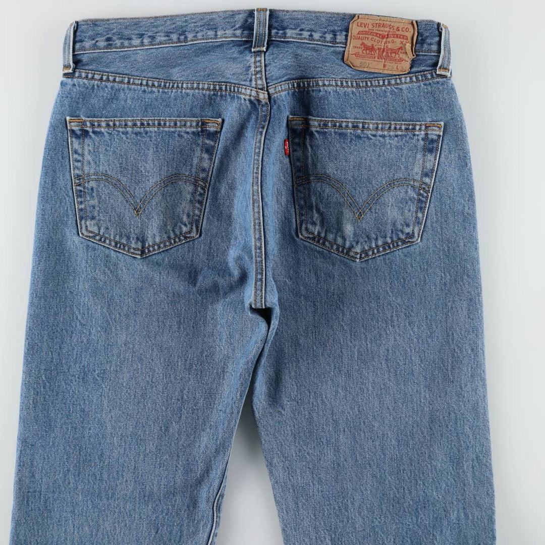 Levi's 501 straight denim pants for men, size W35 cotton blue type Vintage Second Hand