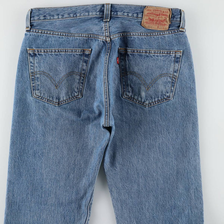 Levi's 501 straight denim pants for men, size W35 cotton blue type Vintage Second Hand