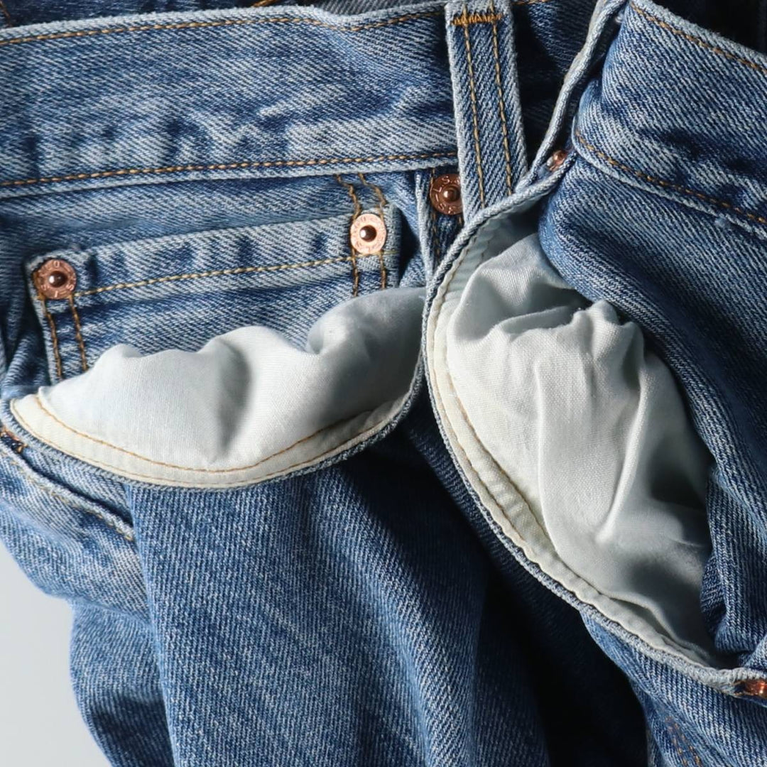 Levi's 501 straight denim pants for men, size W35 cotton blue type Vintage Second Hand