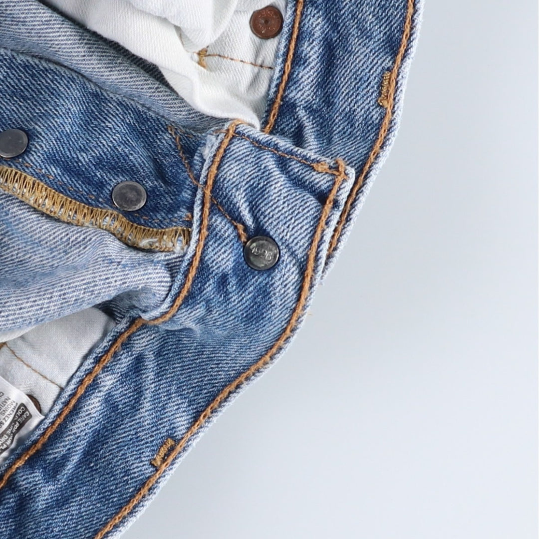Levi's 501 straight denim pants for men, size W35 cotton blue type Vintage Second Hand