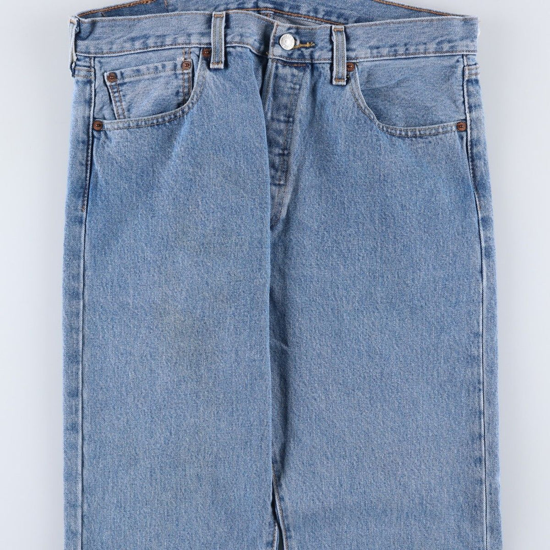 Levi's 501 straight denim pants for men, size W35 cotton blue type Vintage Second Hand