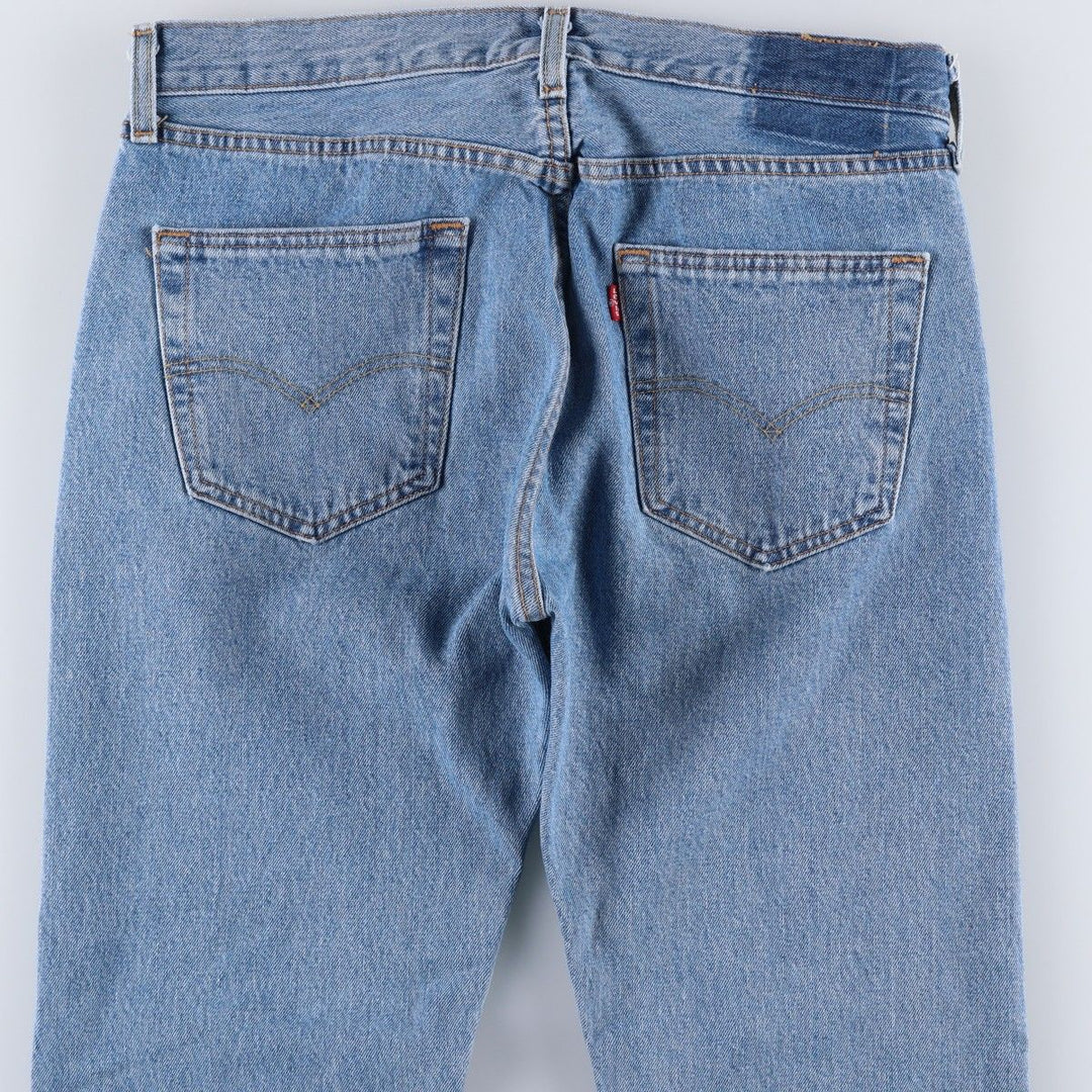 Levi's 501 straight denim pants for men, size W35 cotton blue type Vintage Second Hand