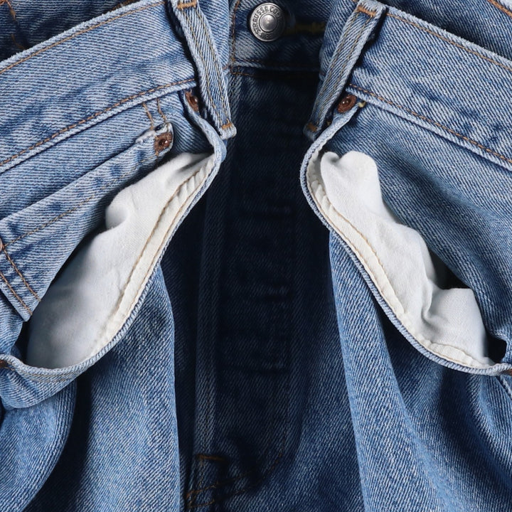 Levi's 501 straight denim pants for men, size W35 cotton blue type Vintage Second Hand