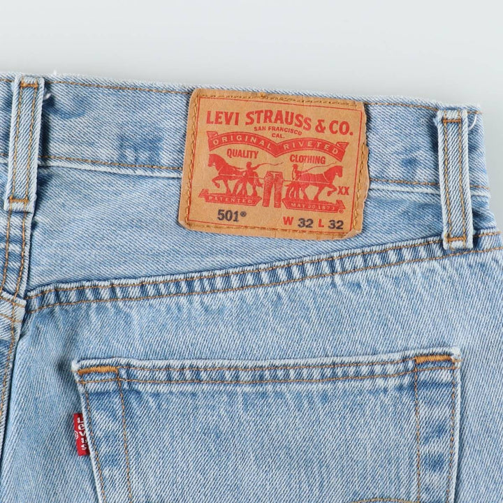 Levi's 501-0134 Straight Denim Pants, Men's, Size W33 cotton blue type Vintage Second Hand