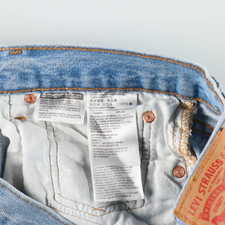 Levi's 501-0134 Straight Denim Pants, Men's, Size W33 cotton blue type Vintage Second Hand