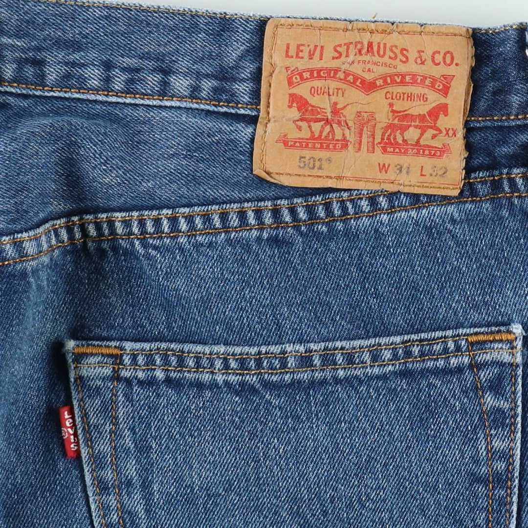 Levi's 501-0194 Straight Denim Pants, Men's, Size W36 cotton blue type Vintage Second Hand