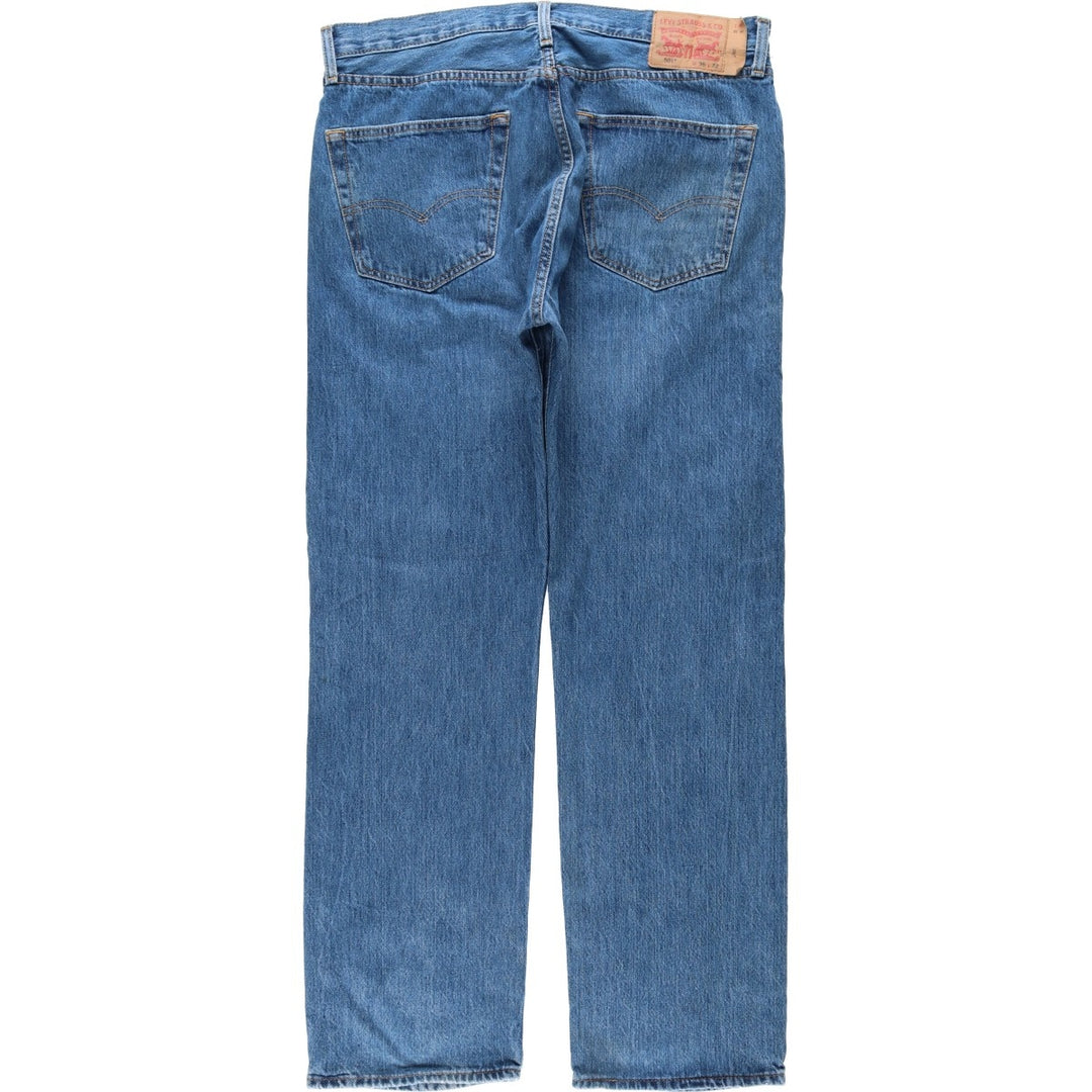 Levi's 501 straight denim pants for men, size W37 cotton blue type Vintage Second Hand