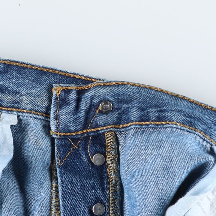 Levi's 501 straight denim pants for men, size W37 cotton blue type Vintage Second Hand