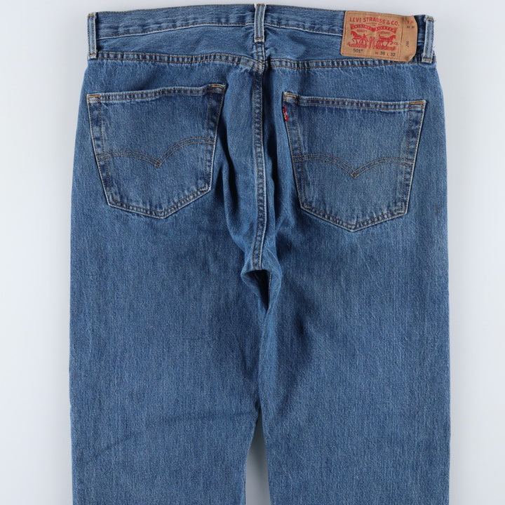 Levi's 501 straight denim pants for men, size W37 cotton blue type Vintage Second Hand