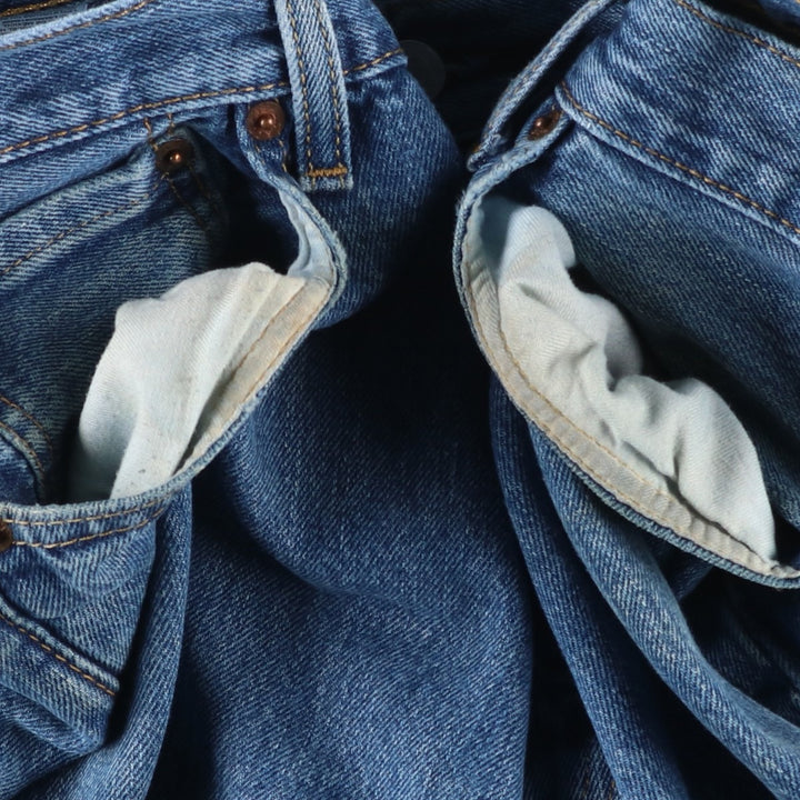 Levi's 501 straight denim pants for men, size W37 cotton blue type Vintage Second Hand