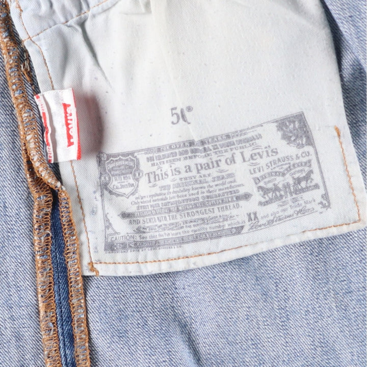 Levi's 501 straight denim pants for men, size W37 cotton blue type Vintage Second Hand