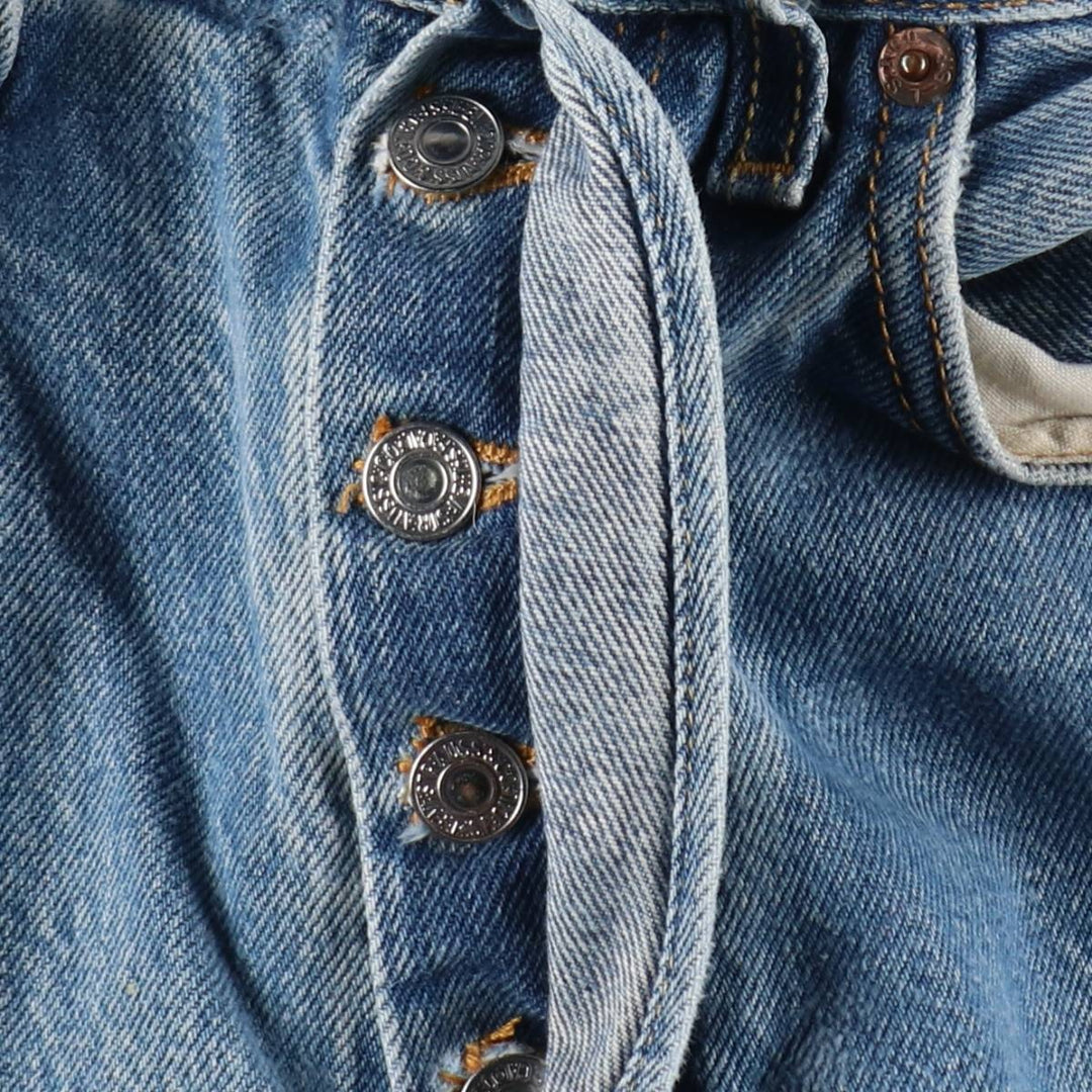 Levi's 501 Straight Denim Pants, Men's W30 (approx.), Vintage cotton blue type Vintage Second Hand