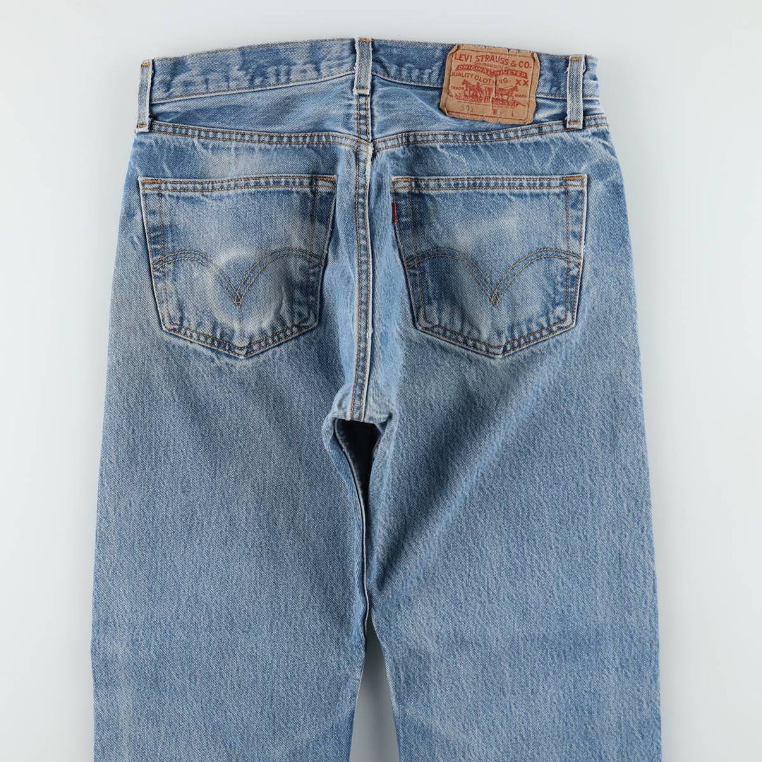 Levi's 501 Straight Denim Pants, Men's W30 (approx.), Vintage cotton blue type Vintage Second Hand