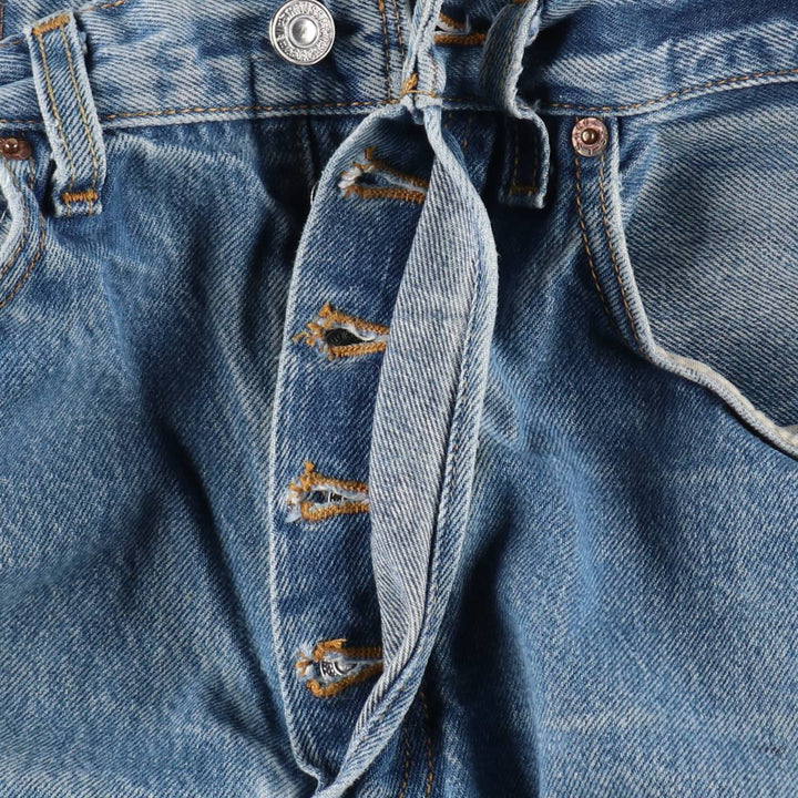 Levi's 501 Straight Denim Pants, Men's W30 (approx.), Vintage cotton blue type Vintage Second Hand