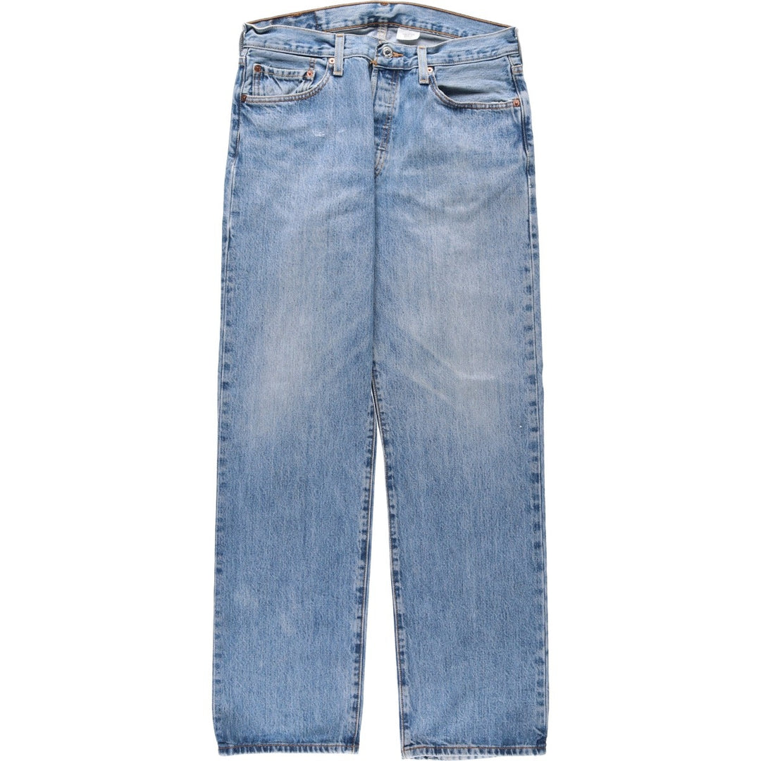 Levi's 501 straight denim pants for men, size W33 cotton blue type Vintage Second Hand