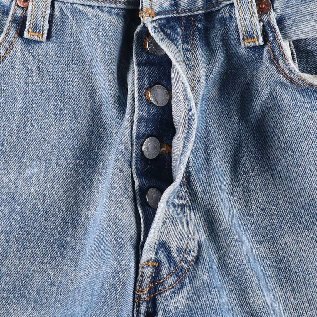 Levi's 501 straight denim pants for men, size W33 cotton blue type Vintage Second Hand