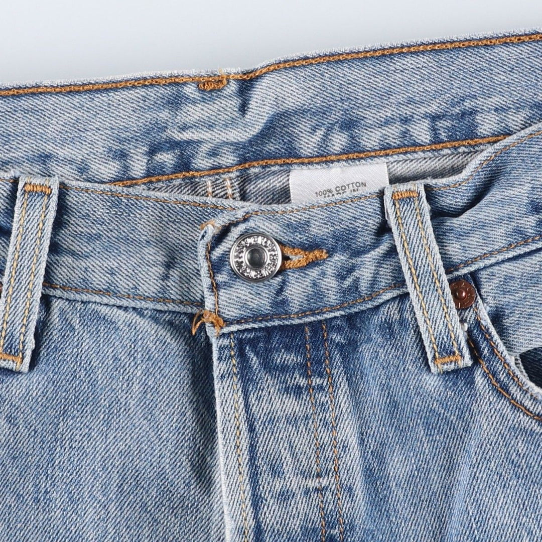 Levi's 501 straight denim pants for men, size W33 cotton blue type Vintage Second Hand