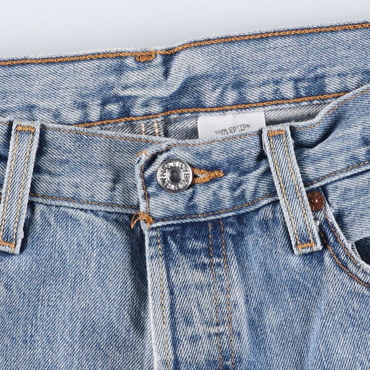 Levi's 501 straight denim pants for men, size W33 cotton blue type Vintage Second Hand