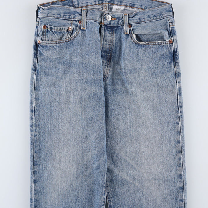 Levi's 501 straight denim pants for men, size W33 cotton blue type Vintage Second Hand