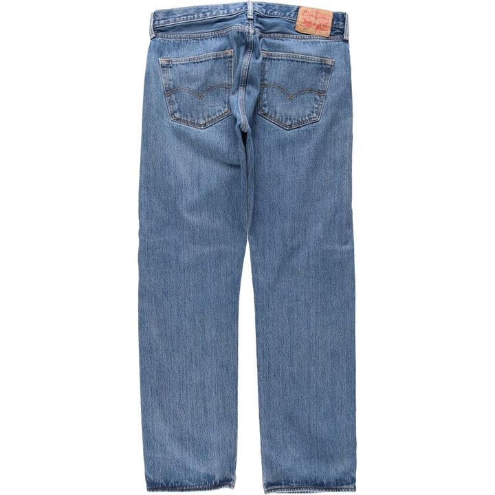 Levi's 501 straight denim pants for men, size W34 cotton blue type Vintage Second Hand