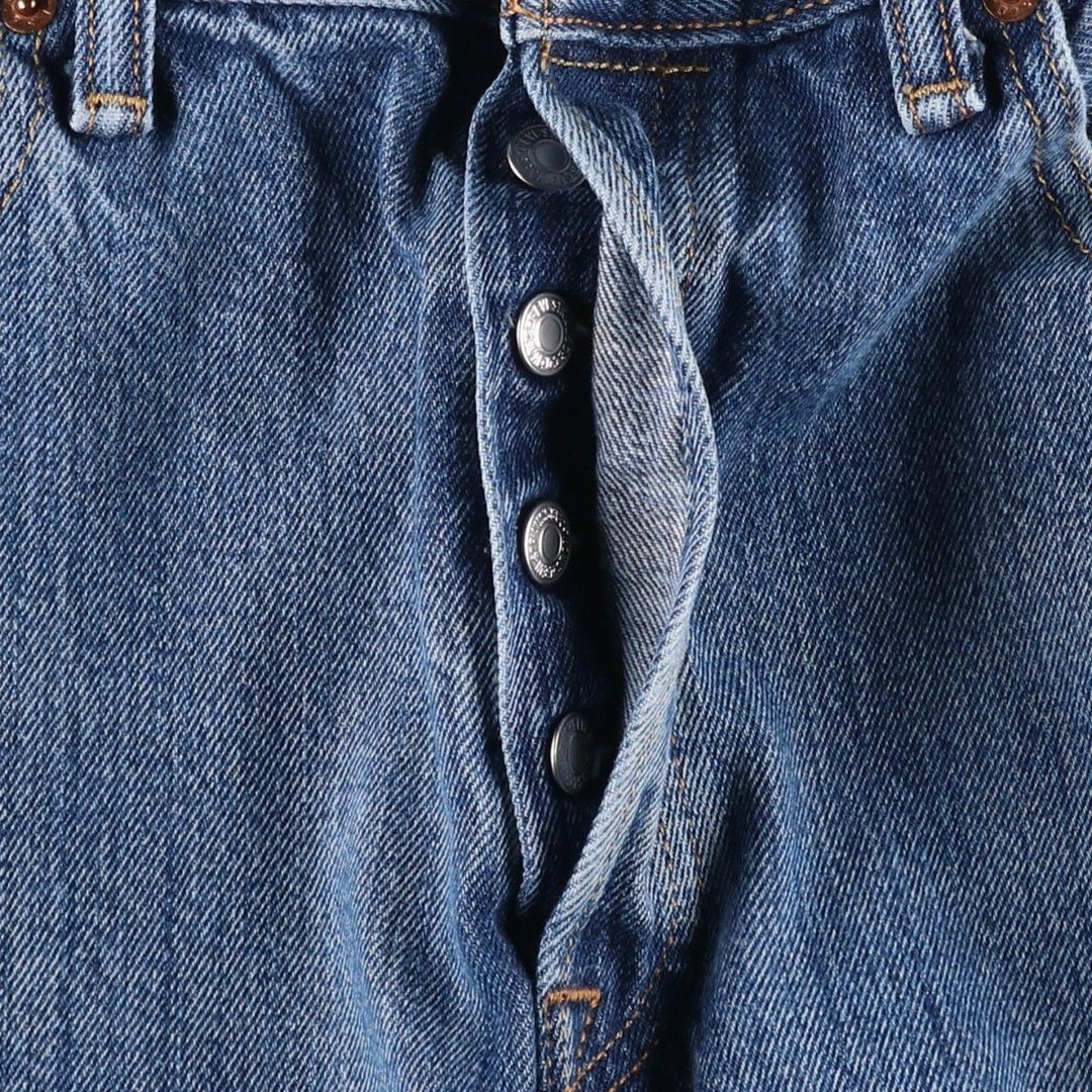 Levi's 501 straight denim pants for men, size W34 cotton blue type Vintage Second Hand