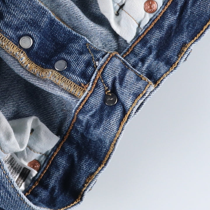 Levi's 501 straight denim pants for men, size W34 cotton blue type Vintage Second Hand